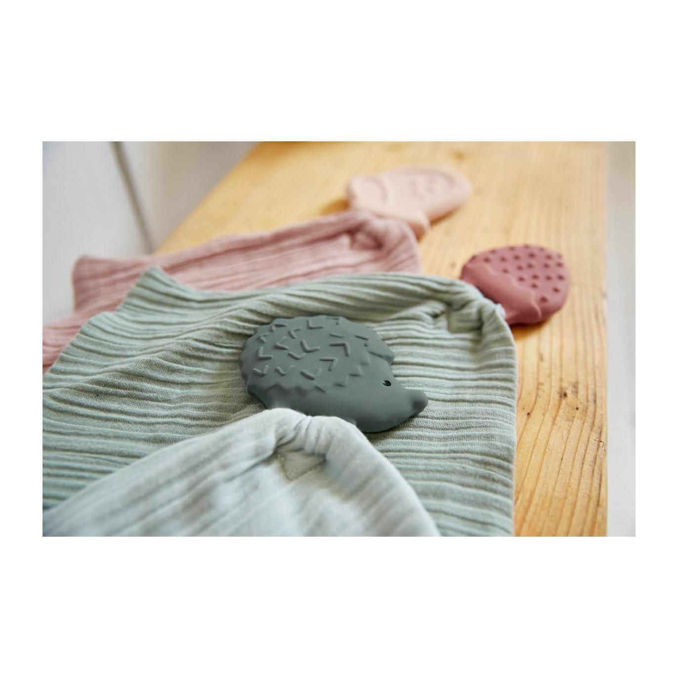 Mousseline met grijze egelbijtring Lässig