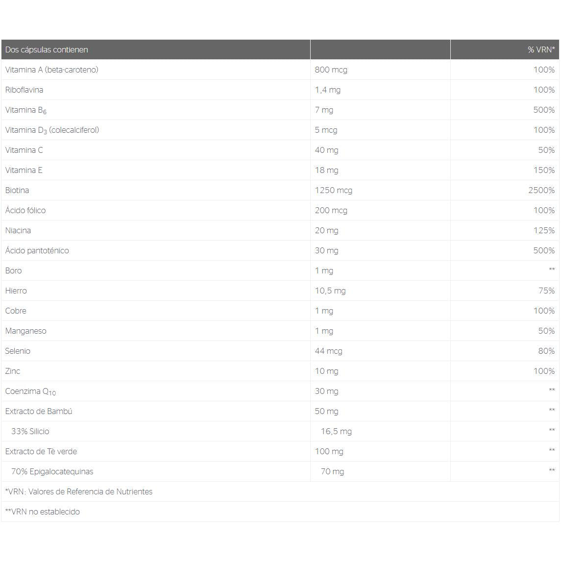 Haut, Haare, Nägel 60 Kapseln Pure Encapsulations