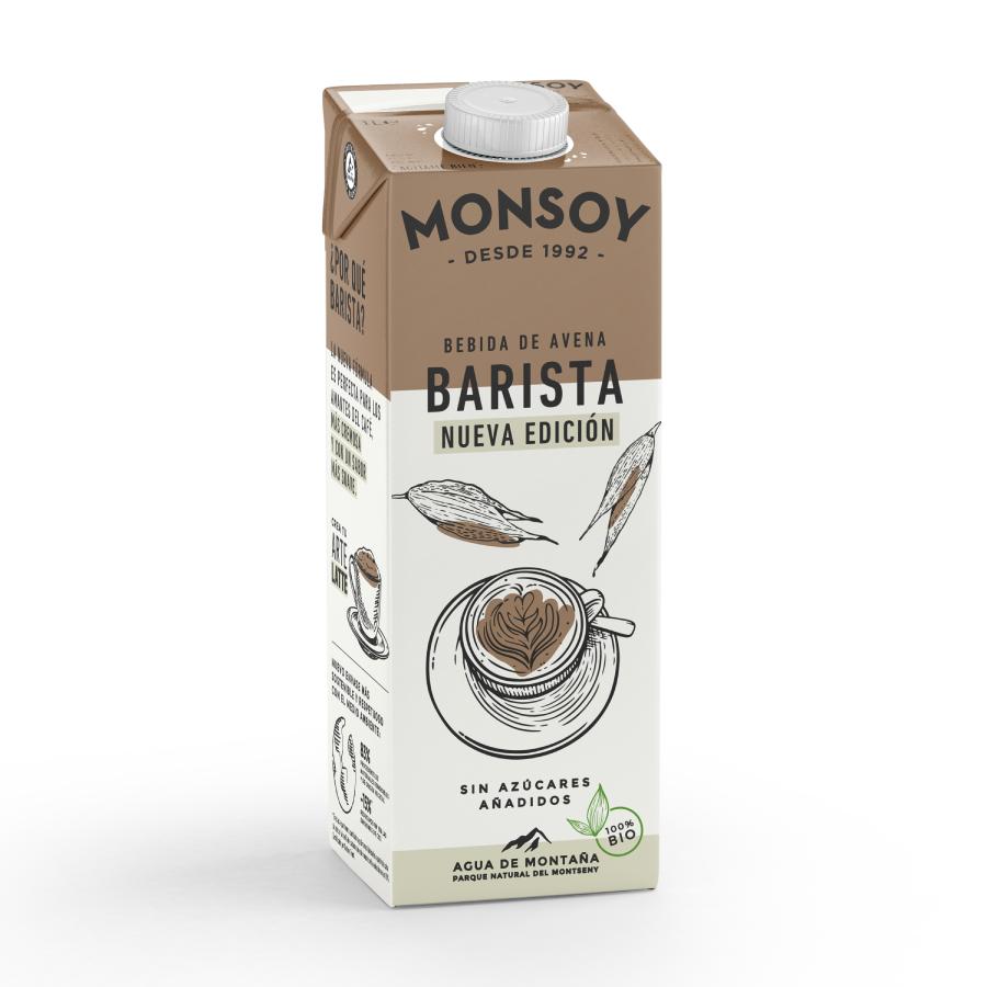 Pack de 6 boissons à l'avoine Barista ECO Monsoy 1 L