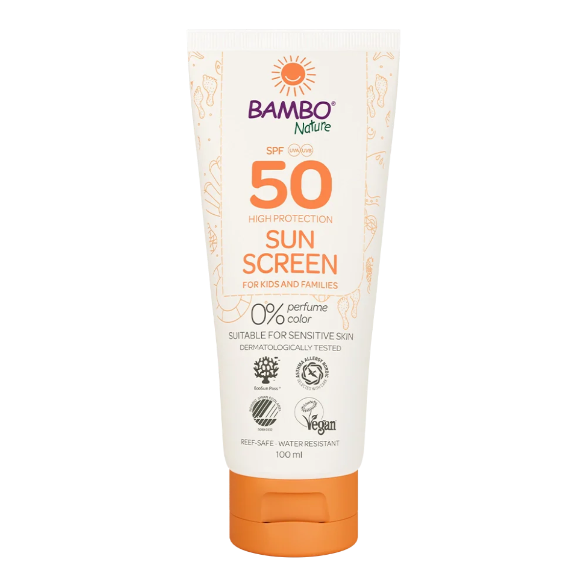 Solskyddskräm för barn SPF30 Bambo Nature 100 ml