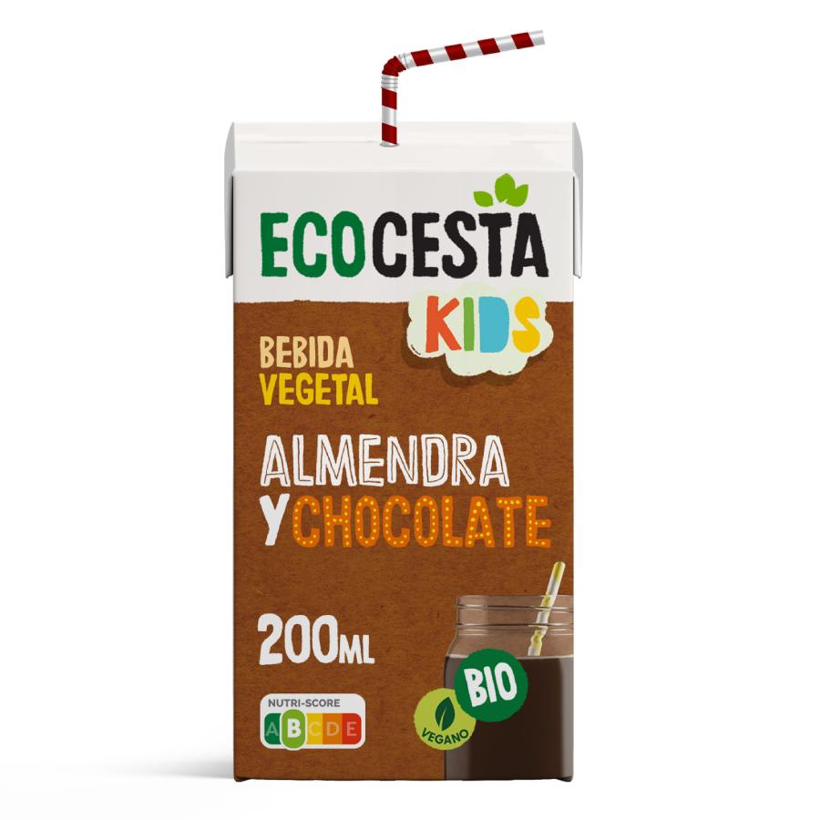 Boisson végétale mini aux amandes et au chocolat bio Ecocesta 200 ml