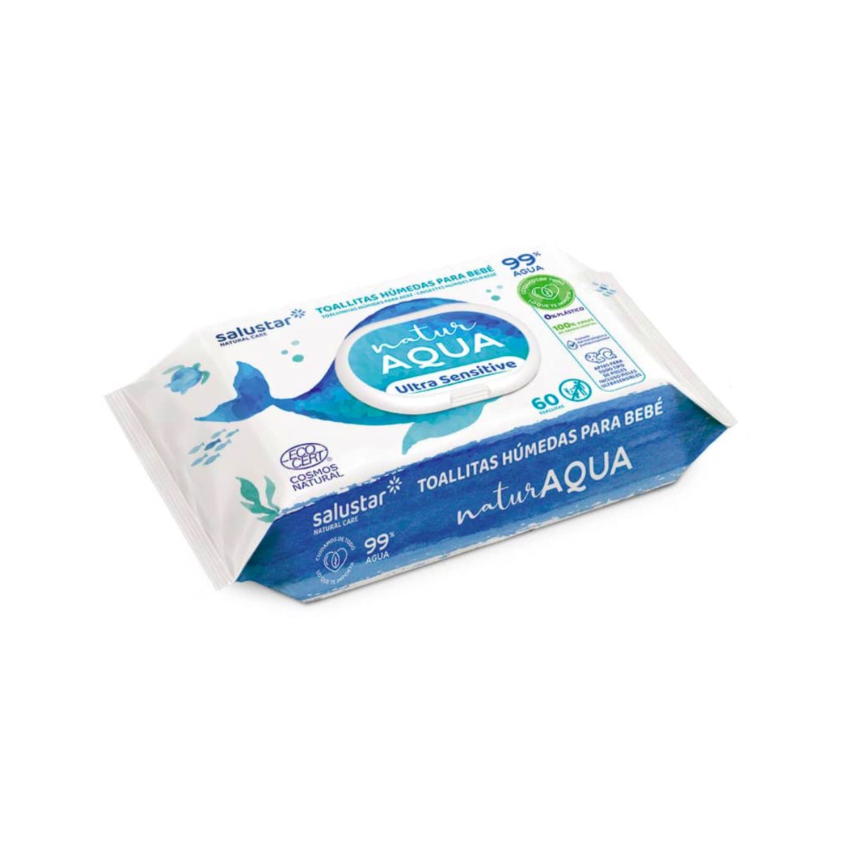 Natur Aqua Baby Wet Wipes 60 pcs