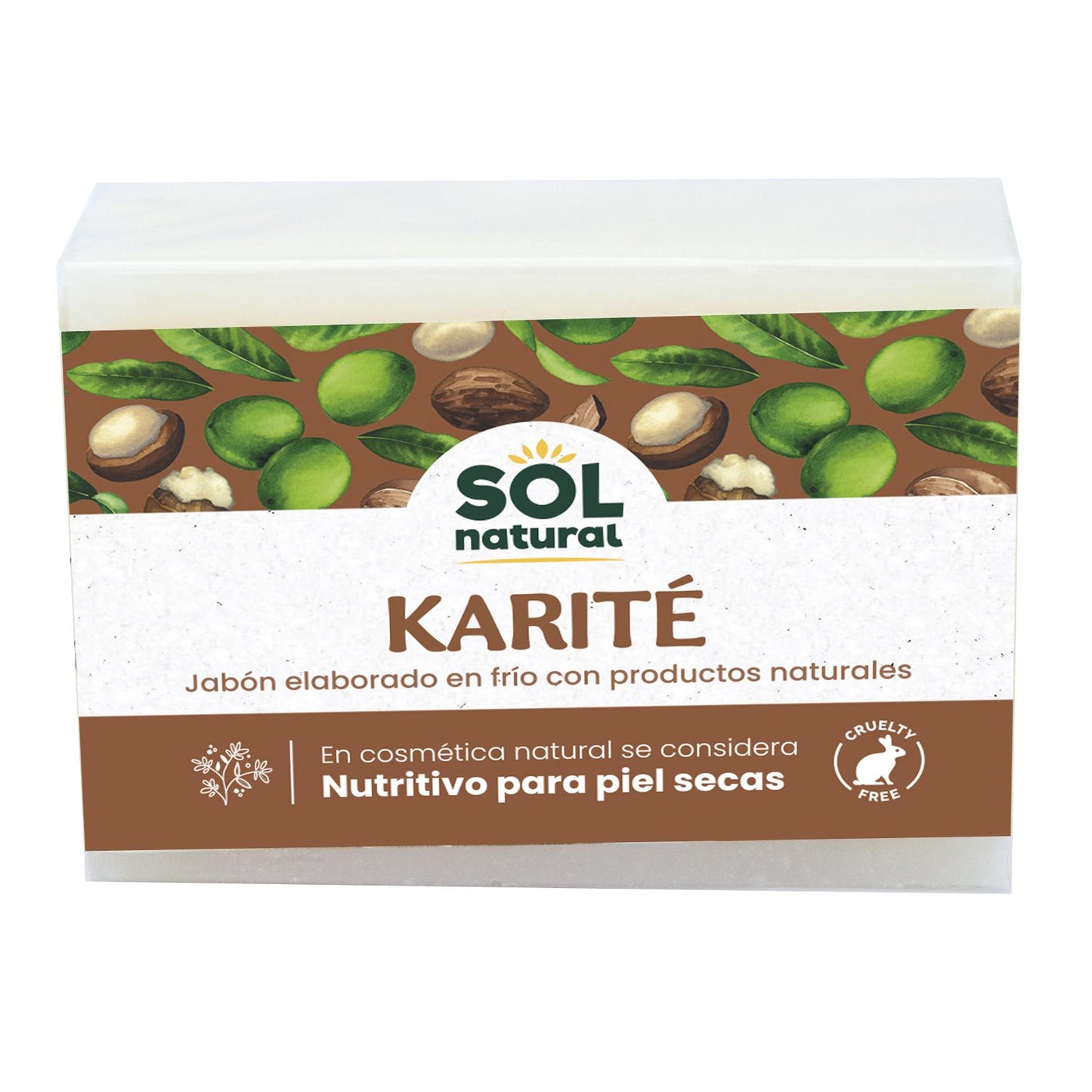 Sapone naturale al burro di karité Sol Natural 100 g