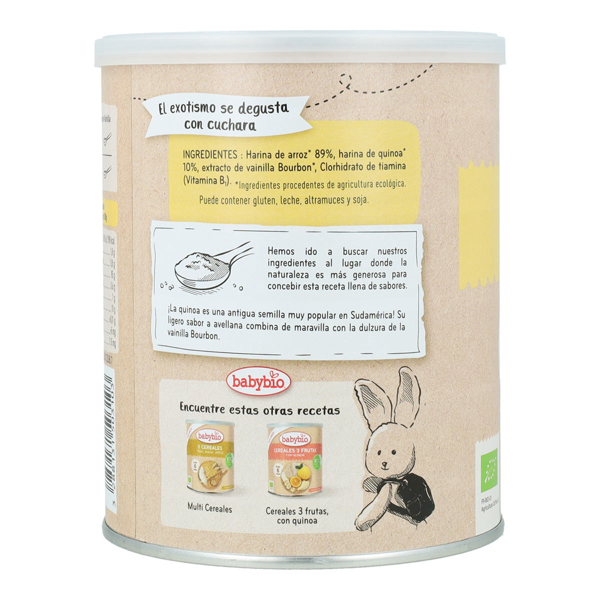 Pappa di cereali alla vaniglia con quinoa Babybio 220 g