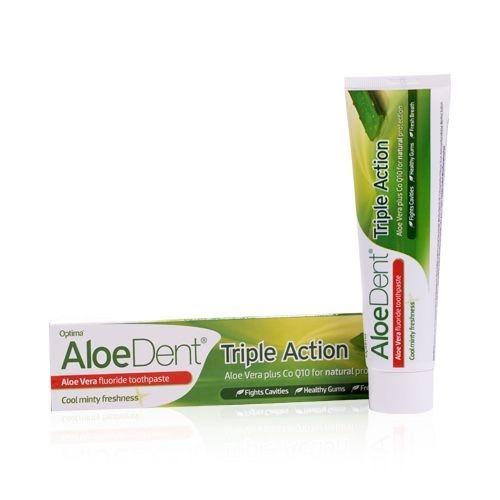 Naturalna pasta do zębów Aloe Vera z fluorem AloeDent 100 ml