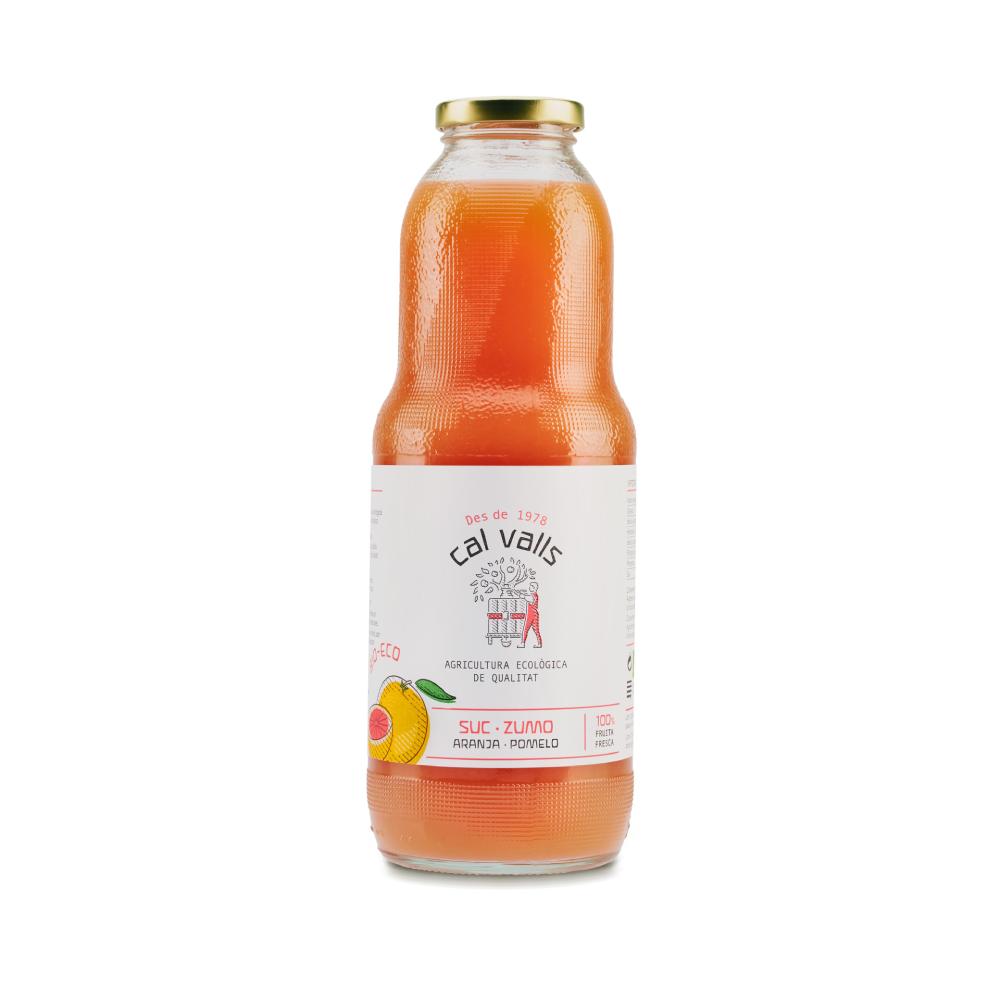 Bio-Rosa-Grapefruitsaft Cal Valls 750 ml