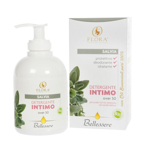 Gel intimo +50 anni con salvia Flora, 250 ml
