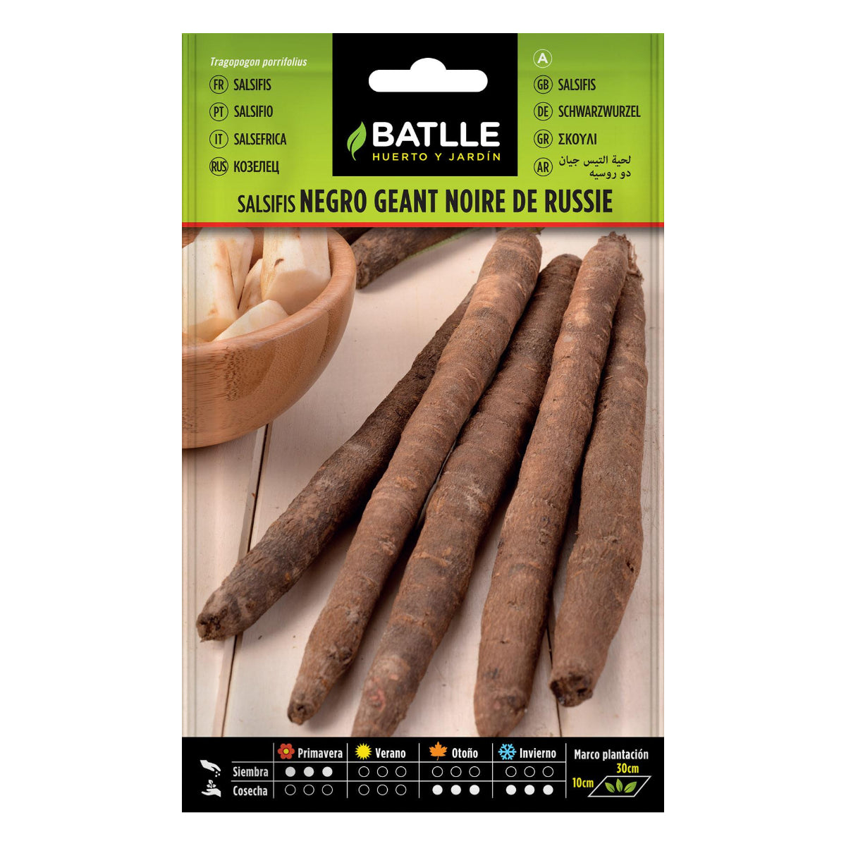 Geant noire de Russie Batlle black salsify seeds