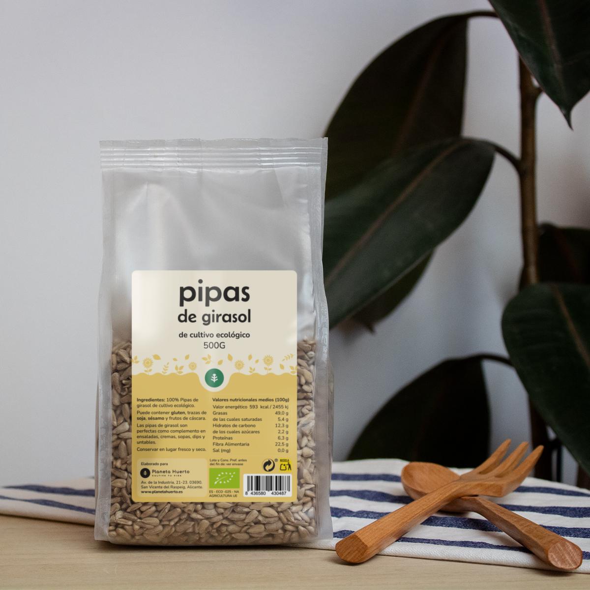 Peeled sunflower seeds ECO Planeta Huerto 500 g