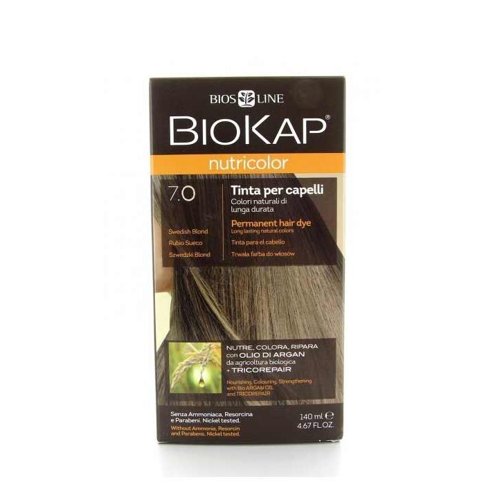 Hårfärg Medium Blond Dye 7.0 Biokap 140 ml