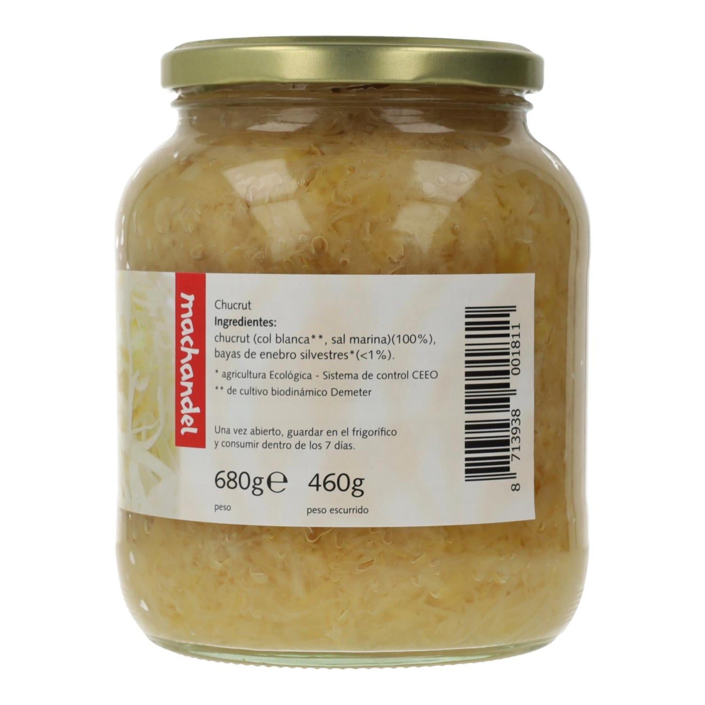 Demeter Machandel Bio-Sauerkraut 680 g