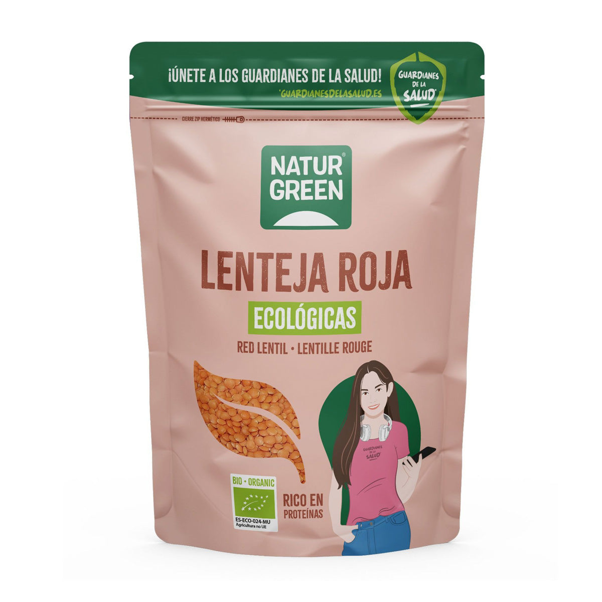 Lenticchie rosse Naturgreen BIO 500 g