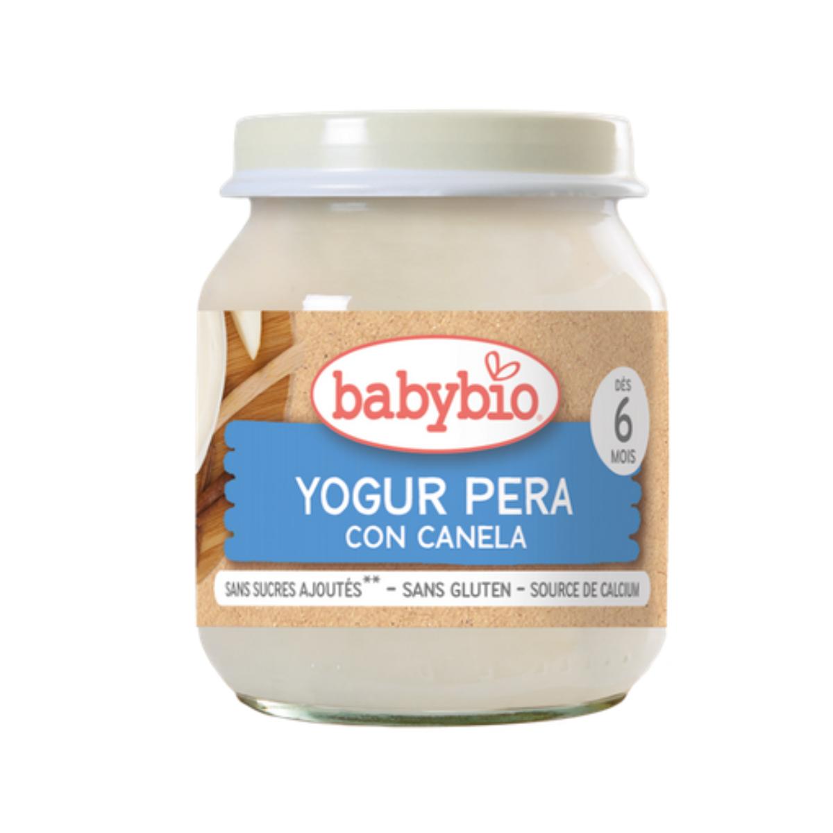 Pear Yoghurt with Cinnamon and Cow's Milk 2 x 130 g Organic. Babybio