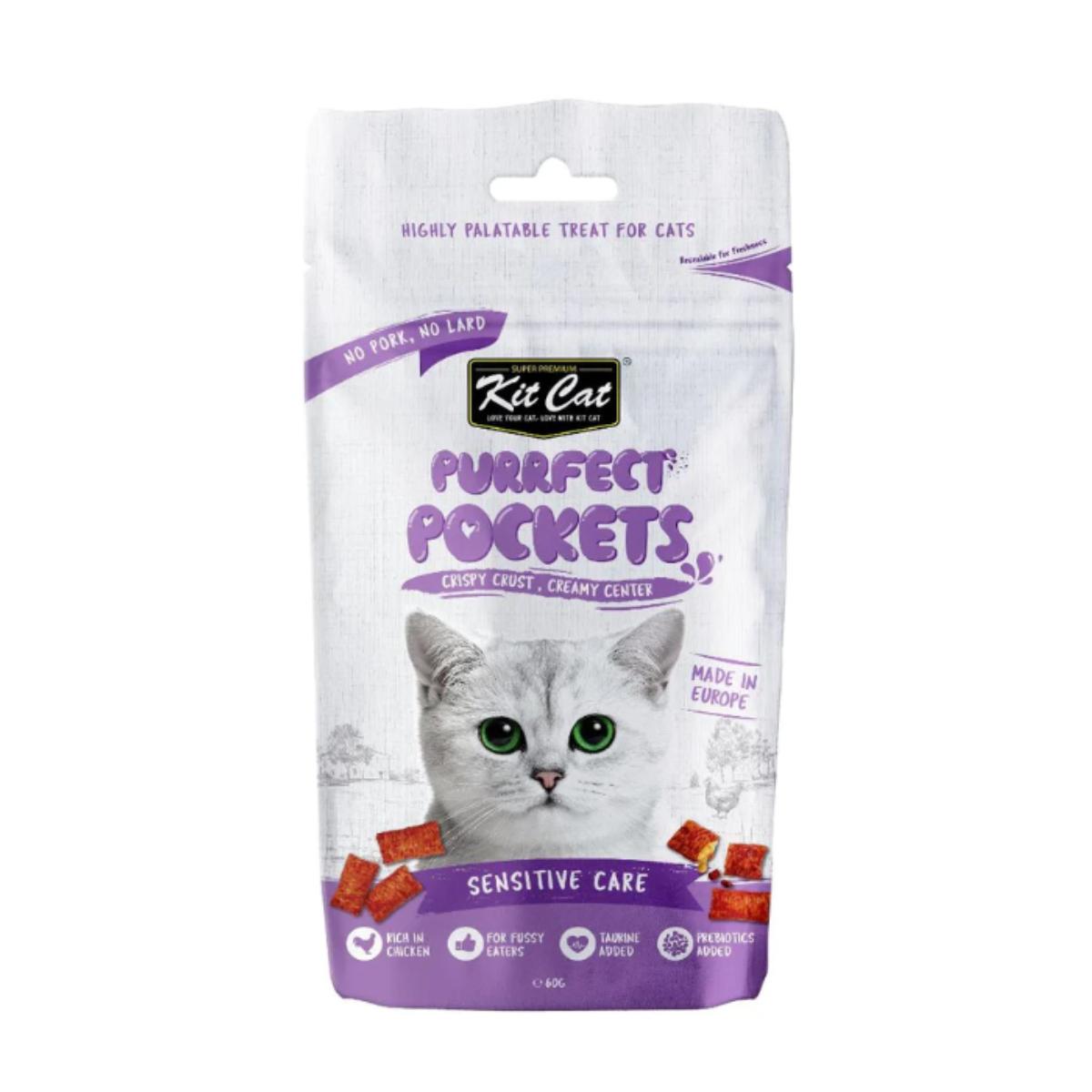 Cat Purrfect Pockets Kit - Sensitive Care 60 g Functional snack for cats