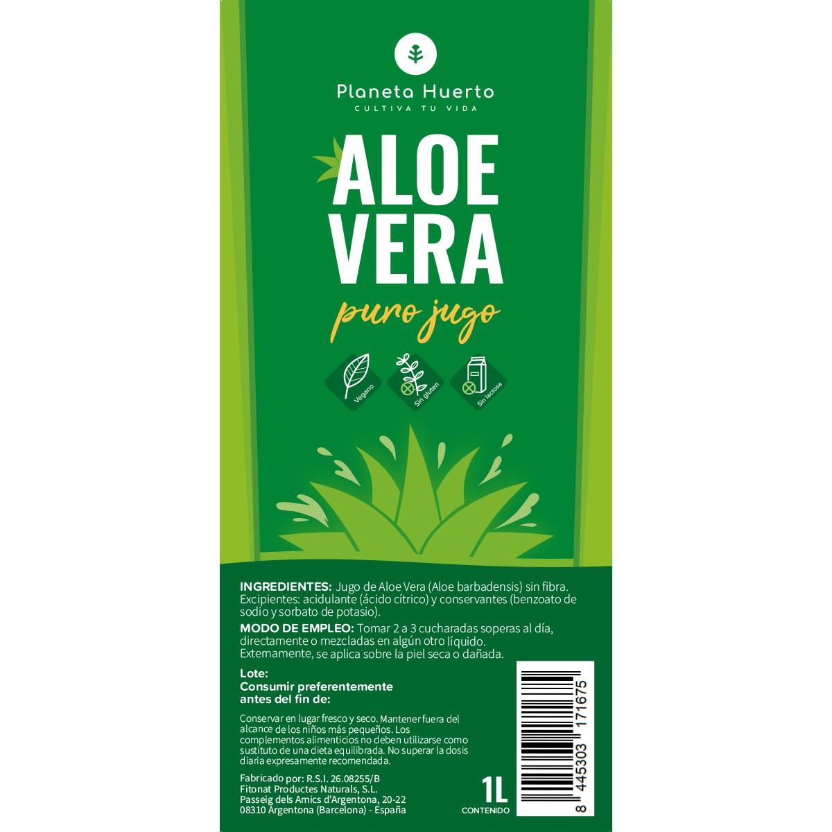 Succo di Aloe Vera Planeta Huerto 1 L.