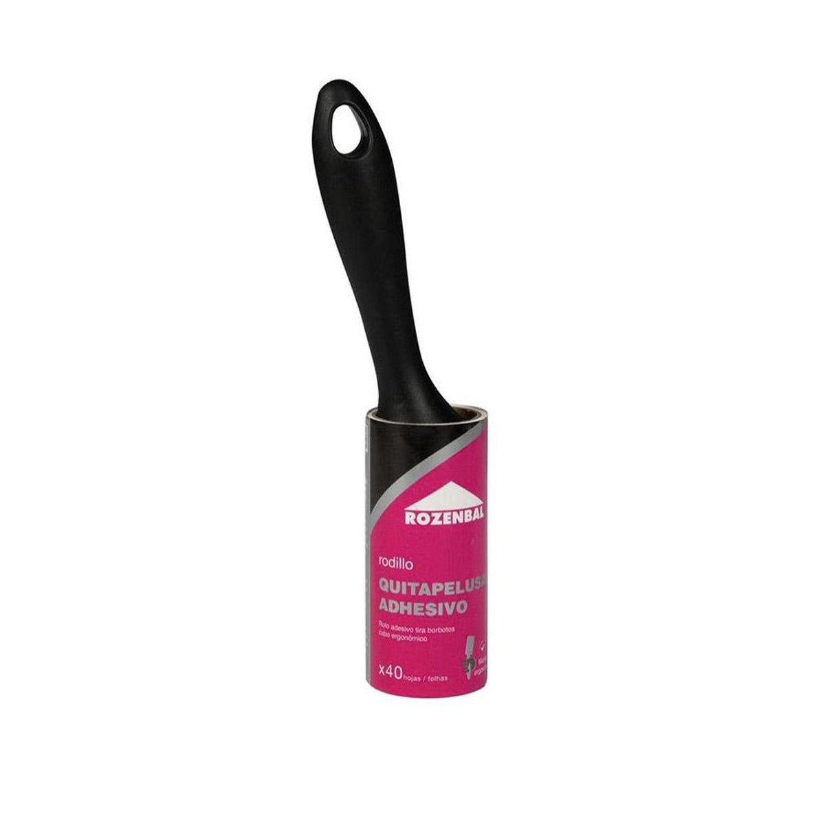 Rouleau anti-peluches ergonomique ROZENBAL 40 feuilles