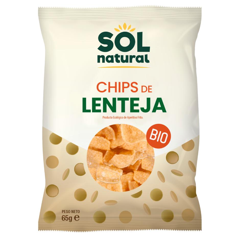 Biologische linzenchips Sol Natural 65 g