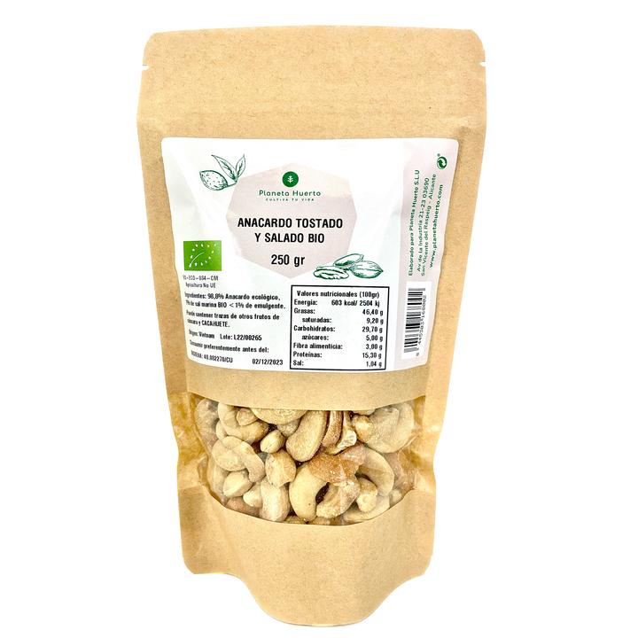 Anacardo tostado y salado ECO Planeta Huerto 250 g