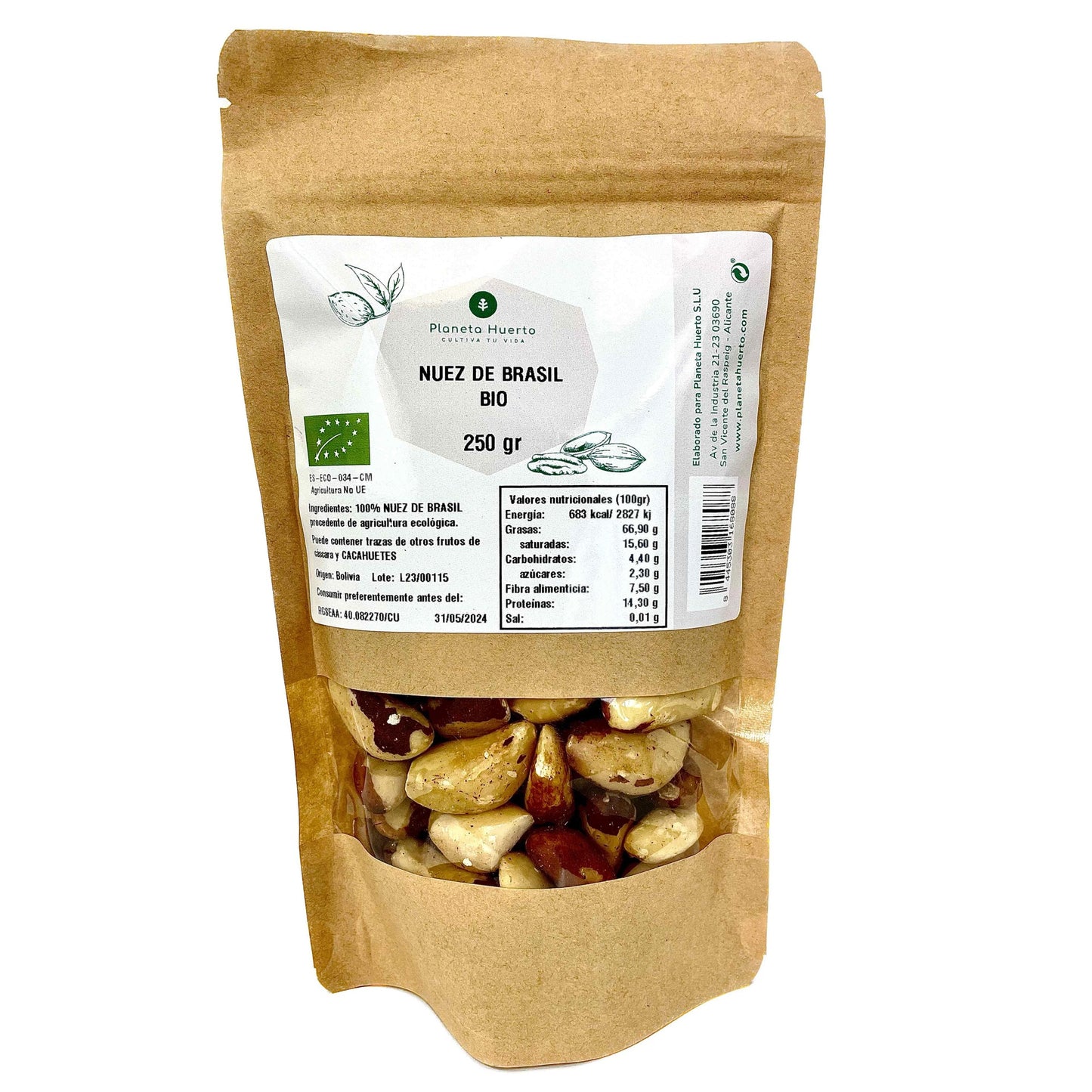 Brazil Nut ECO Planeta Huerto 250 g