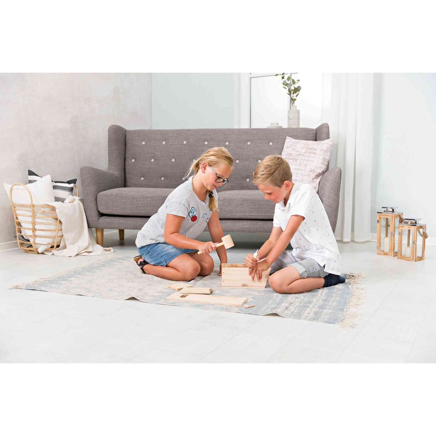 Kit di costruzione educativo nido a scatola