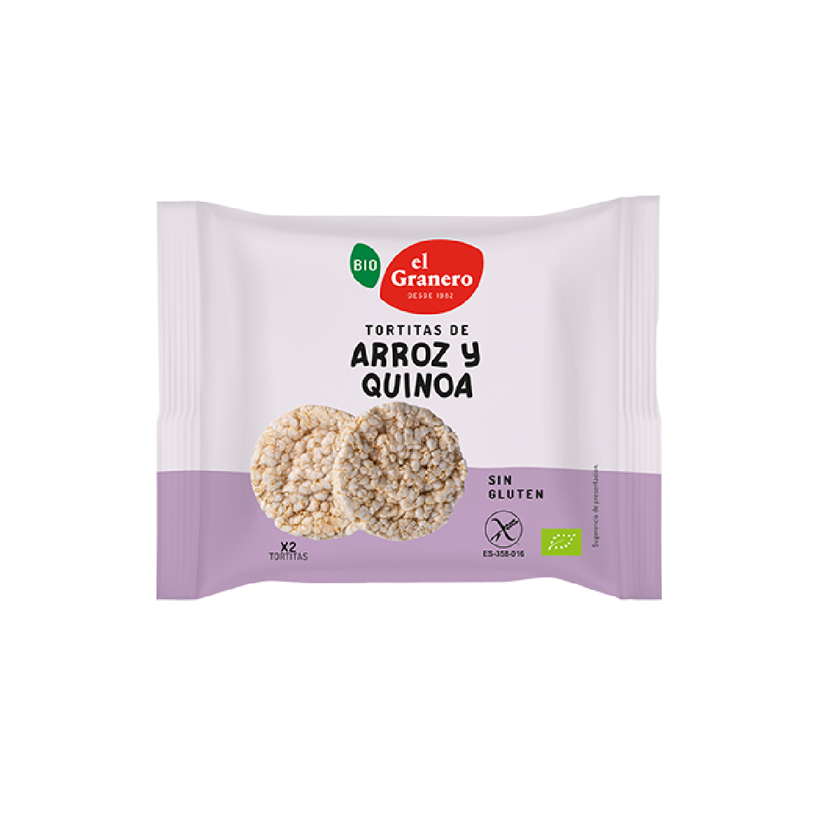 Ris- och quinoapannkakor El Granero 20 g