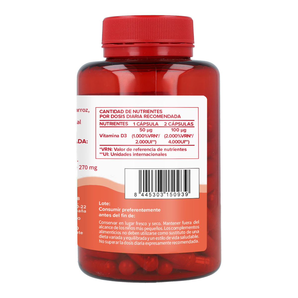 Vitamin D3 2000 U.I Planeta Huerto 120 vegetarian capsules