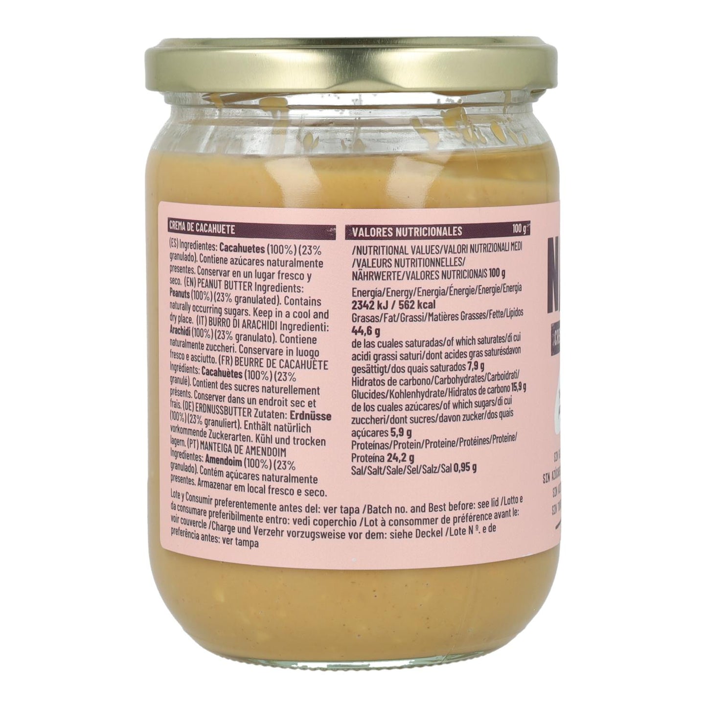Crunchy Erdnusscreme Natruly 500 g