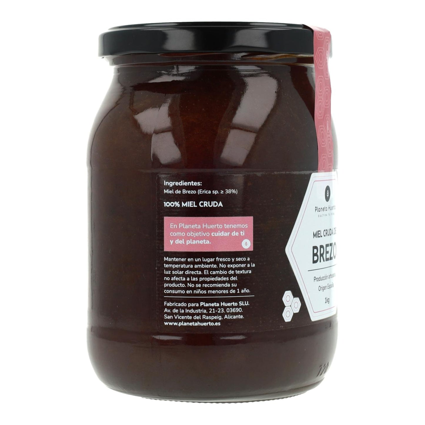 Surowy miód wrzosowy Planeta Huerto 1 kg