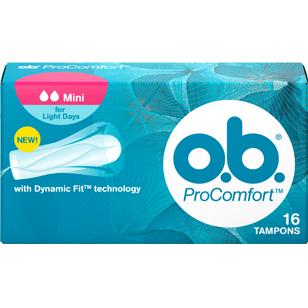 O.B. ProComfort Mini Tampons 32 units
