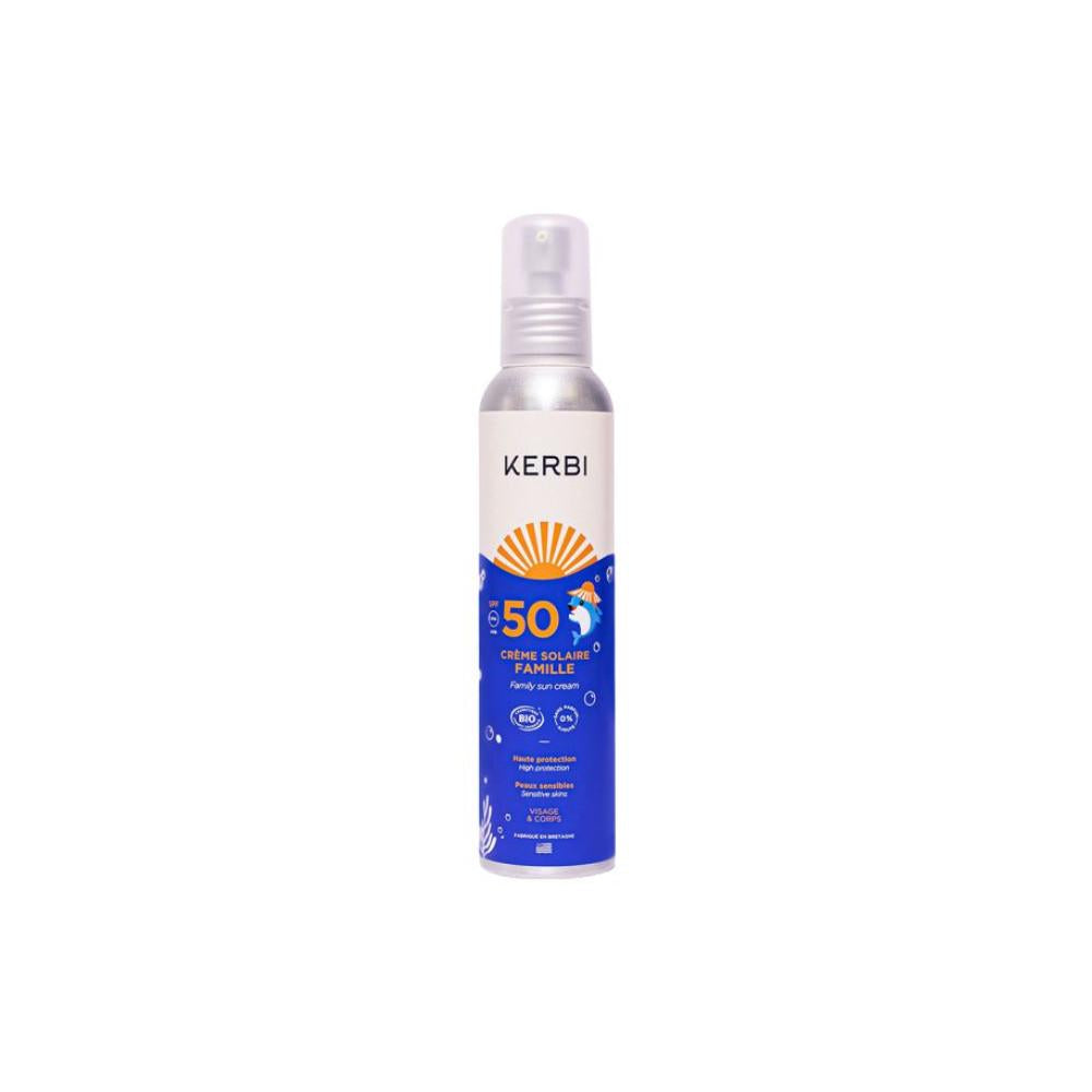 Crema solare per tutta la famiglia SPF50 Kerbi 150 g