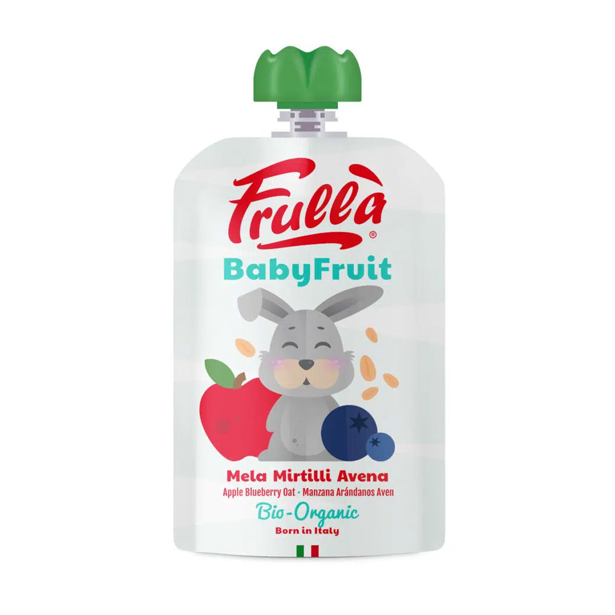 Baby Frullà puré de manzana, arándanos y avena 100 g