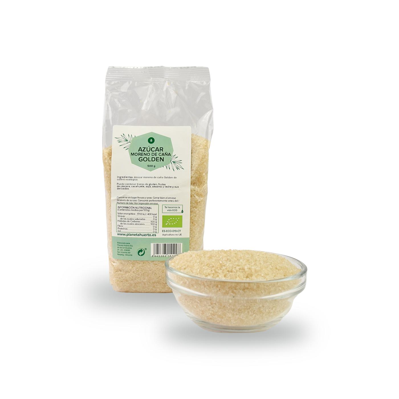 Gouden rietsuiker ECO Planeta Huerto 500 g