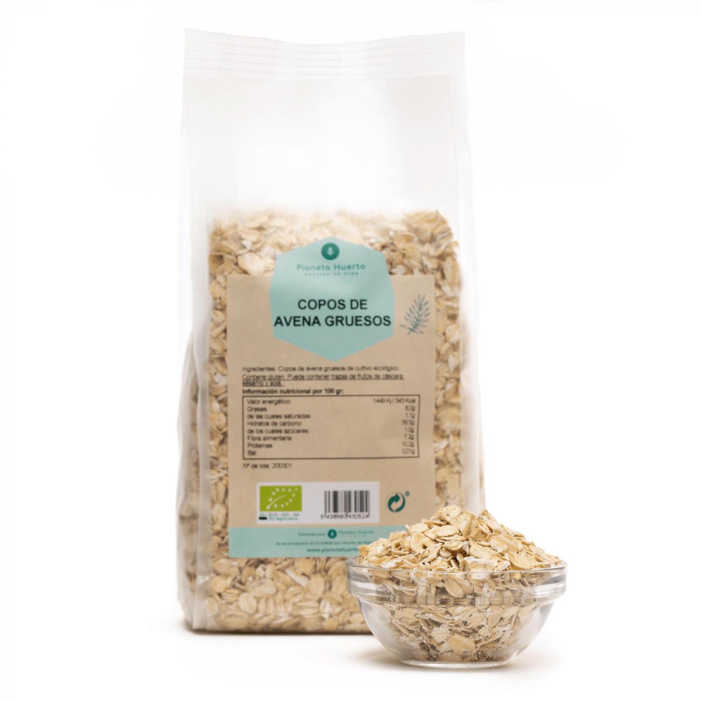 Coarse Wholemeal Oat Flakes ECO Planeta Huerto