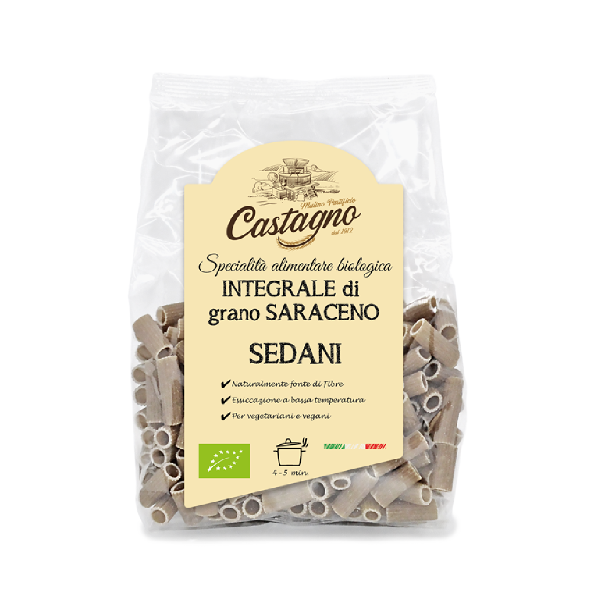 Sedanis-Nudeln aus Buchweizen ECO Castagno 250 g