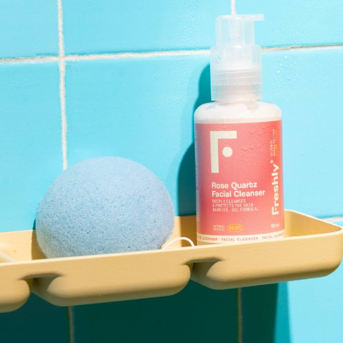 2er-Pack Gesichtsreiniger Rose Quartz Freshly 100 ml