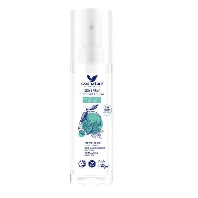 Deodorante spray menta & lime BIO Cosnatura 75 ml