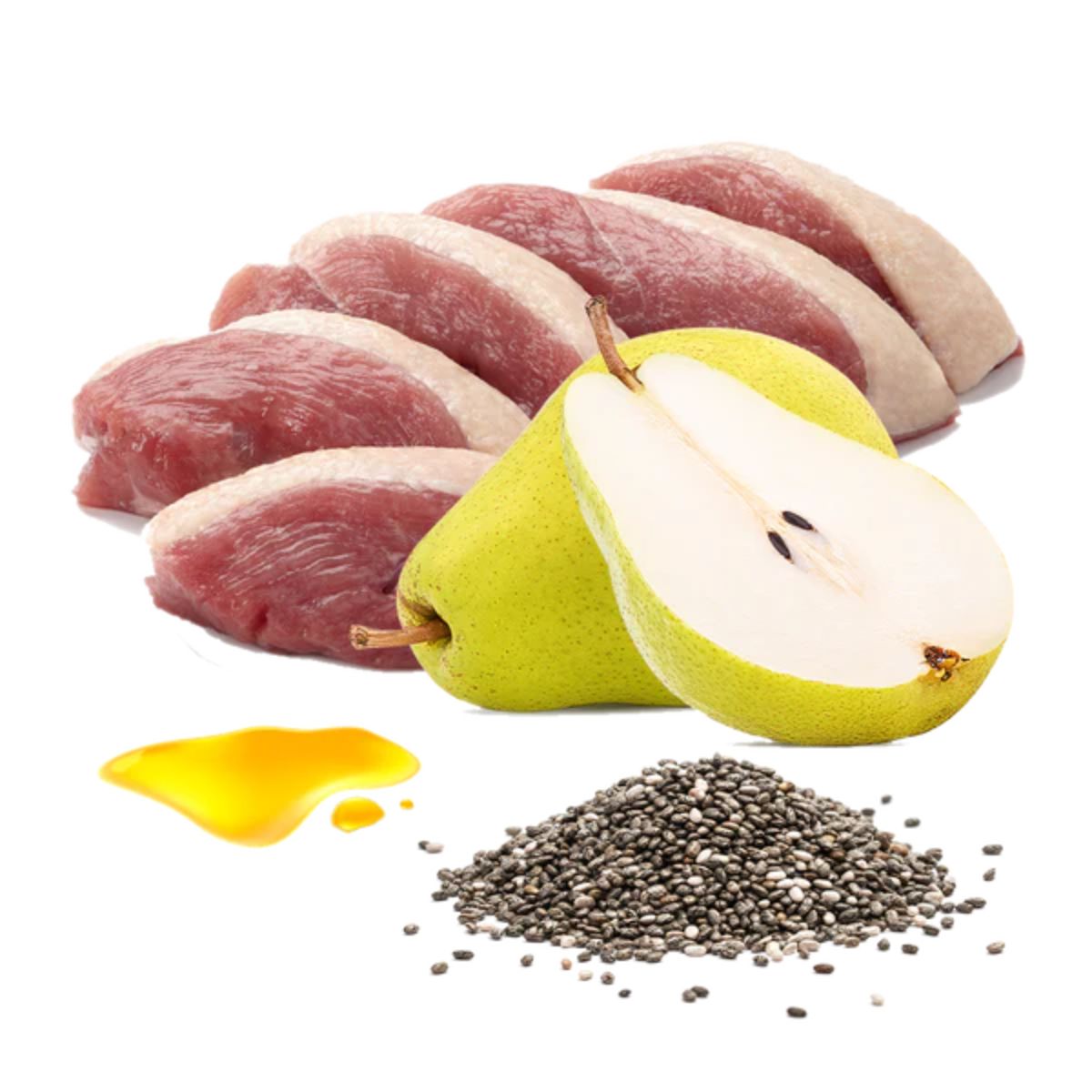 Cibo umido Barf per gatti Zarpitas de amor BIO (Oca) Puromenu 100 g