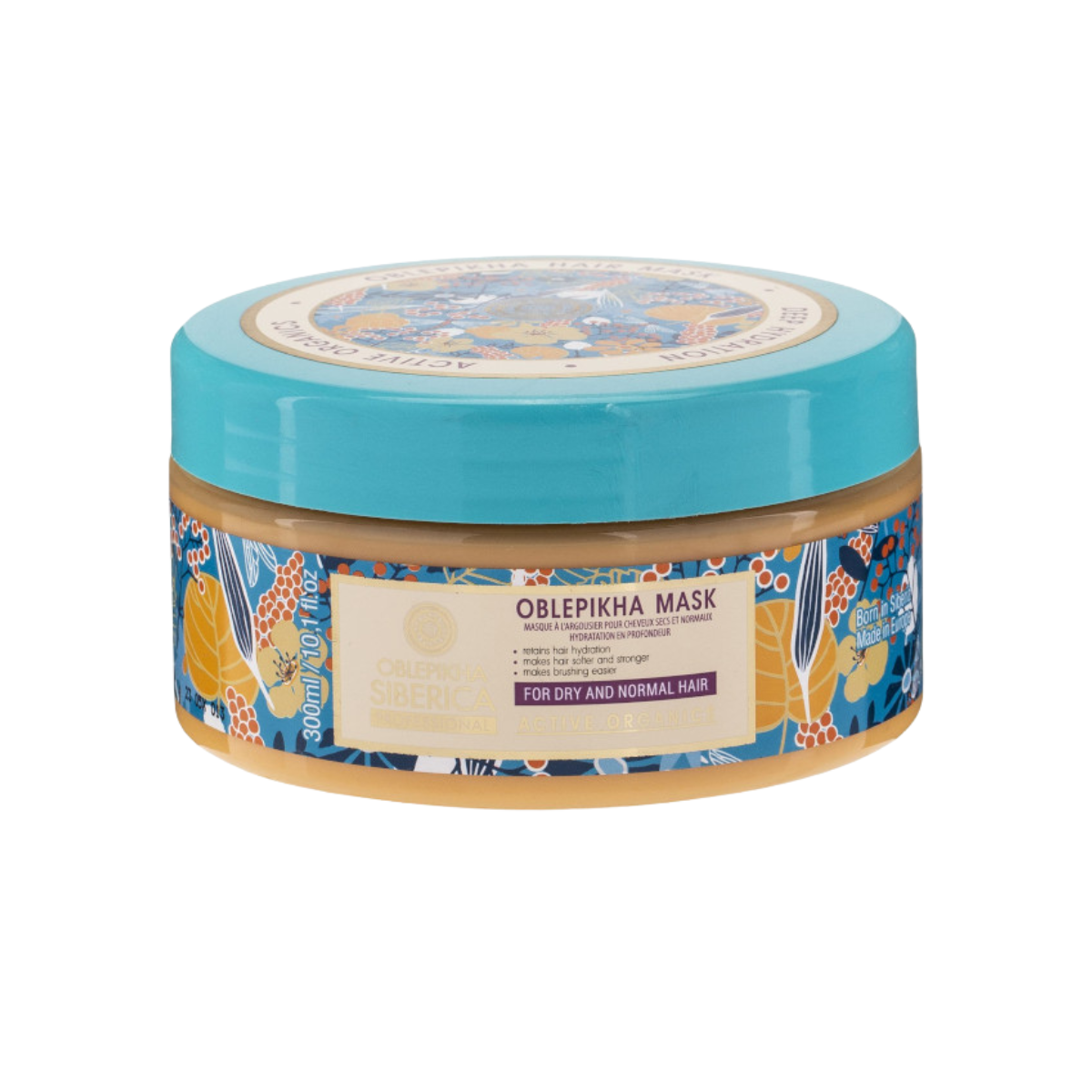 Masque capillaire pour cheveux normaux ou secs Natura Siberica 200 ml