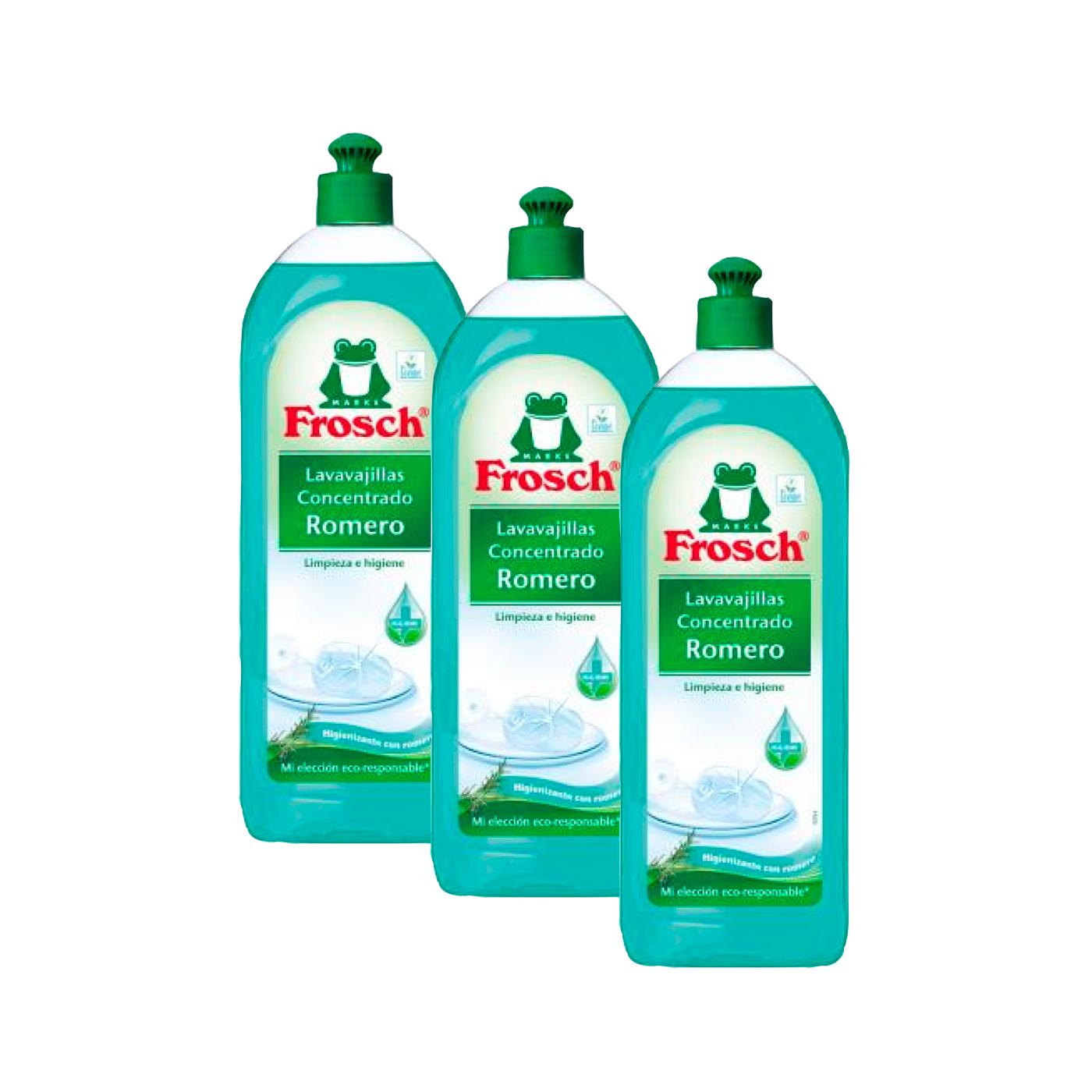 3er-Pack Spülmittel Rosmarin Frosch 750 ml
