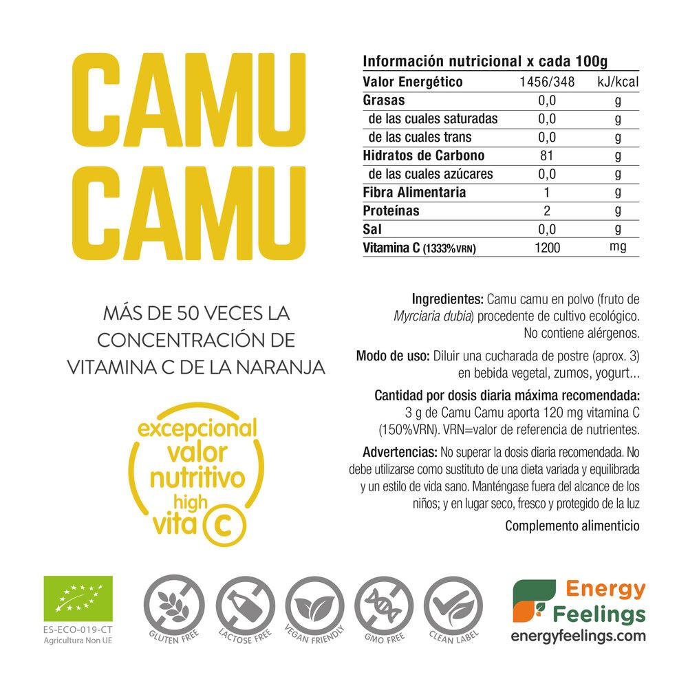 Camu Camu BIO in poedervorm Energy Feelings 100 g