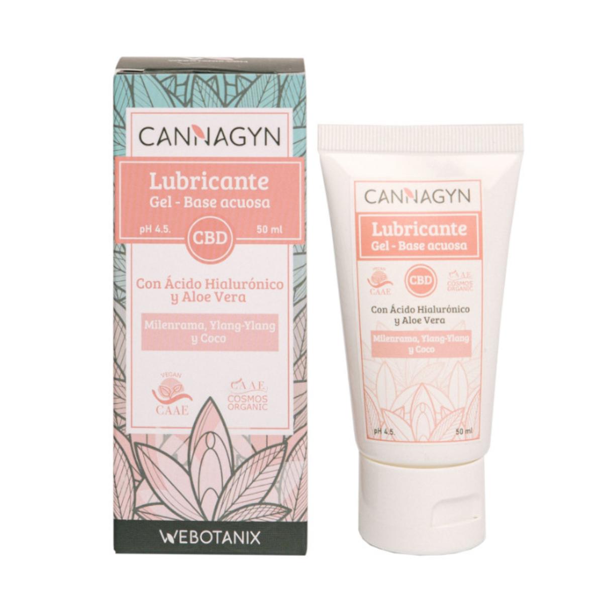 Cannagyn biologische glijmiddelgel 50 ml WeBotanix