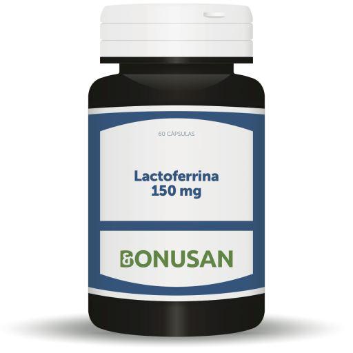 Confezione da 2 Lactoferrina 150 mg, Bonusan, 60 capsule vegetali