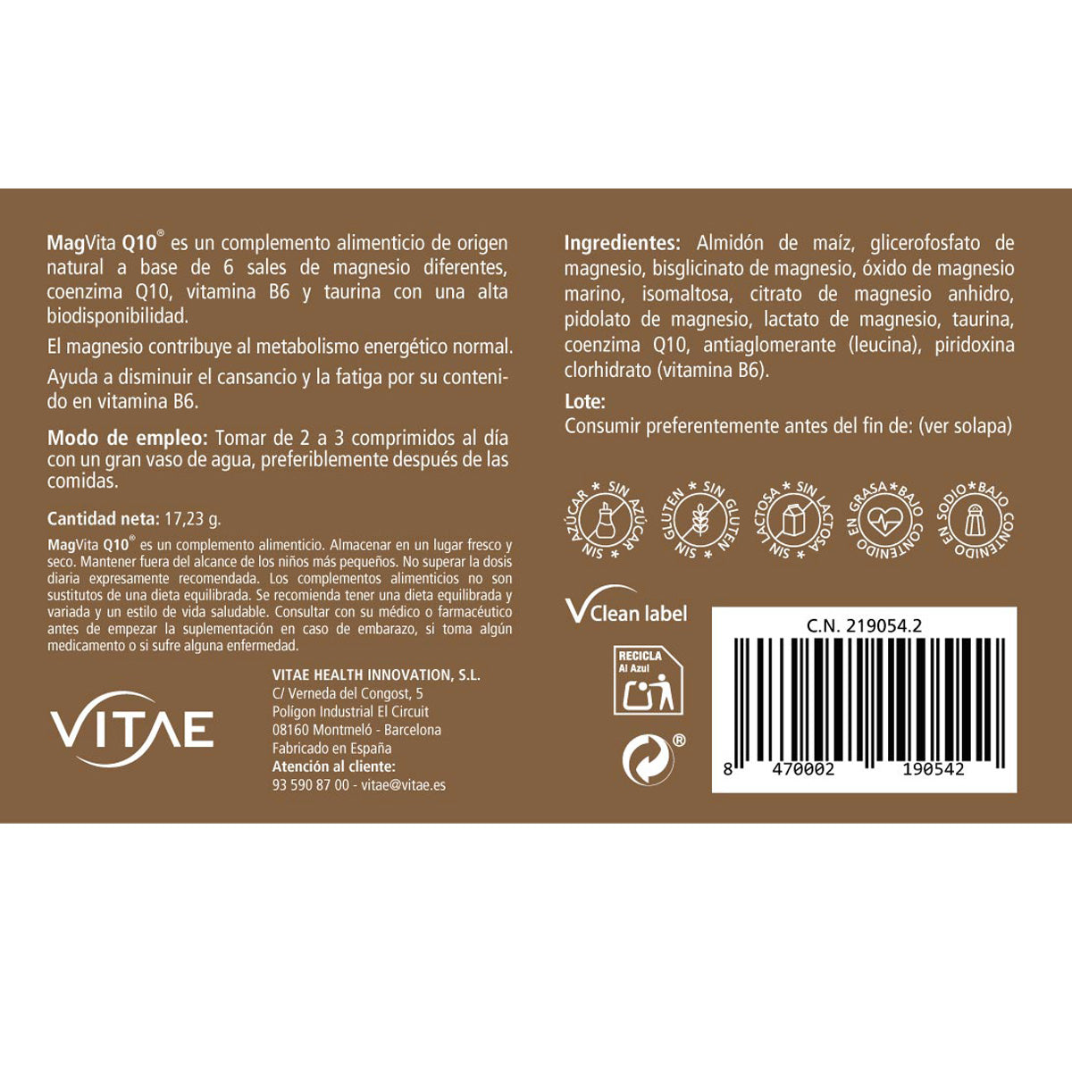 MagVita Q10, Vitae, 15 Tabletten