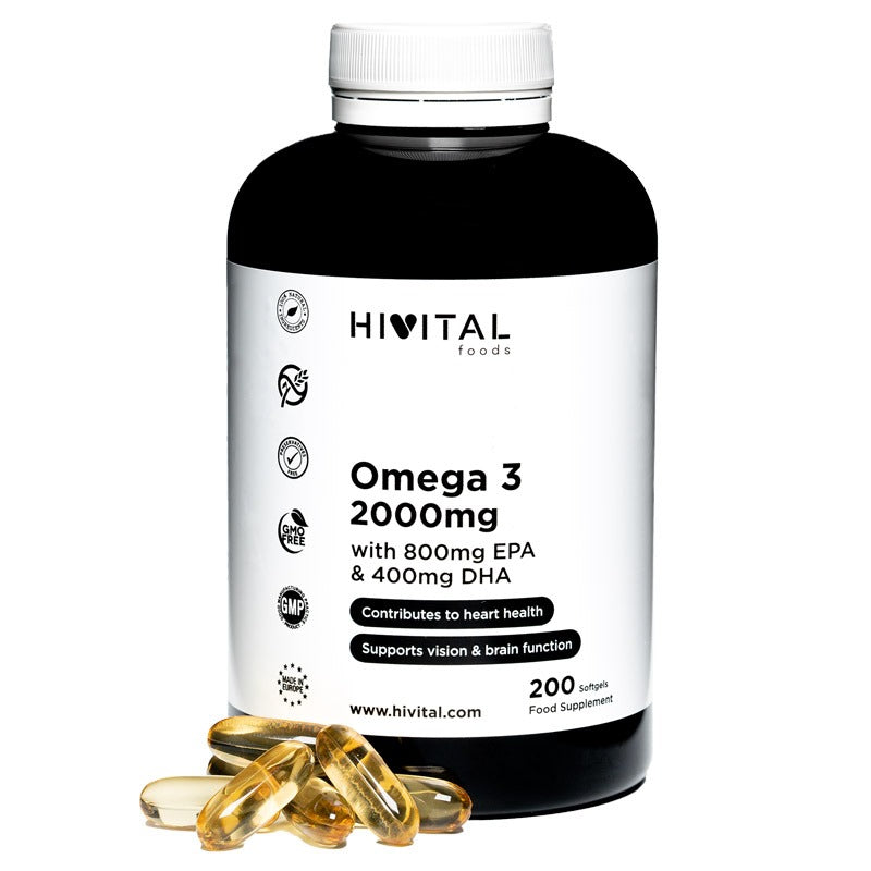 Oméga 3 2000 mg Hivital 200 perles
