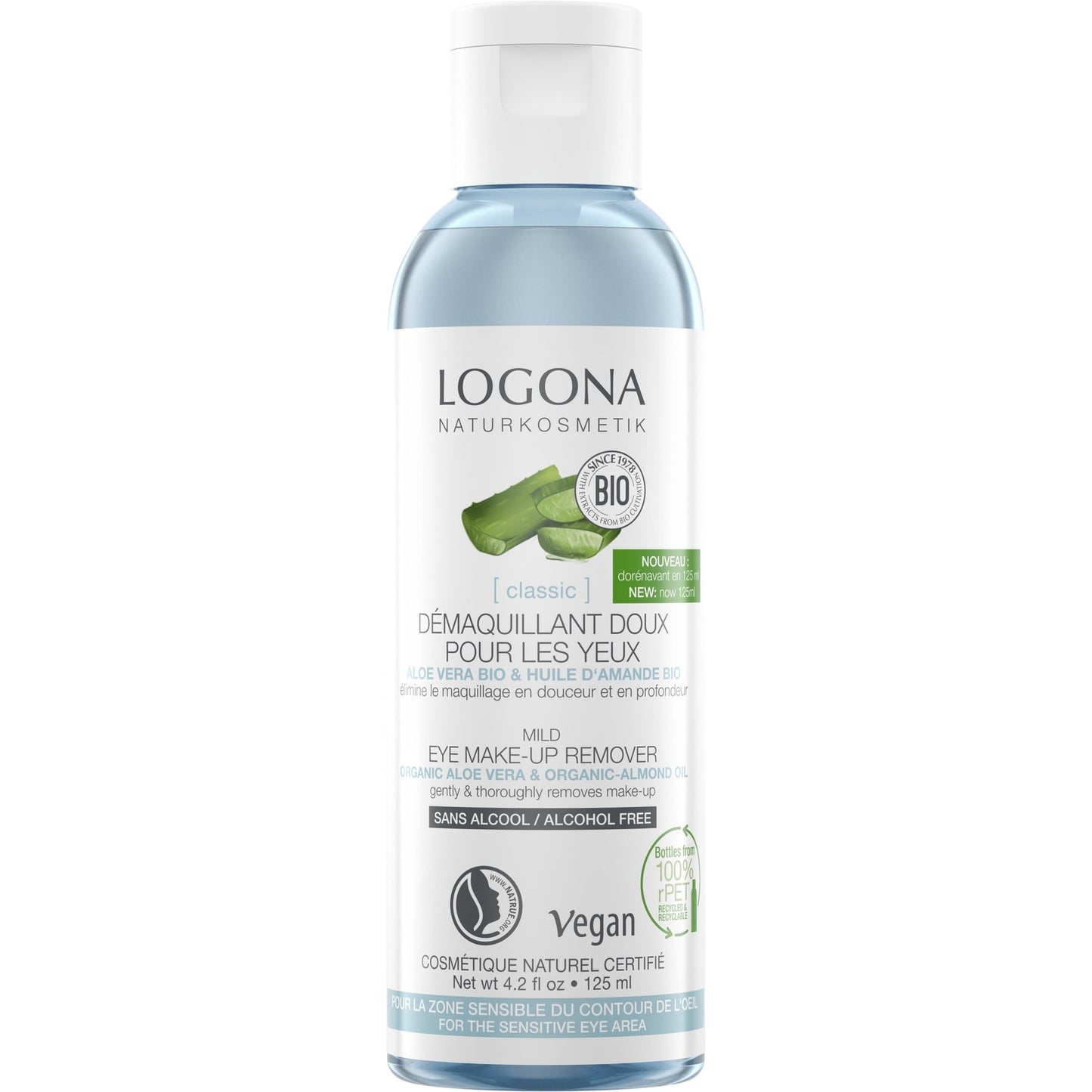 Logona Eye Makeup Remover Oil 125 ml
