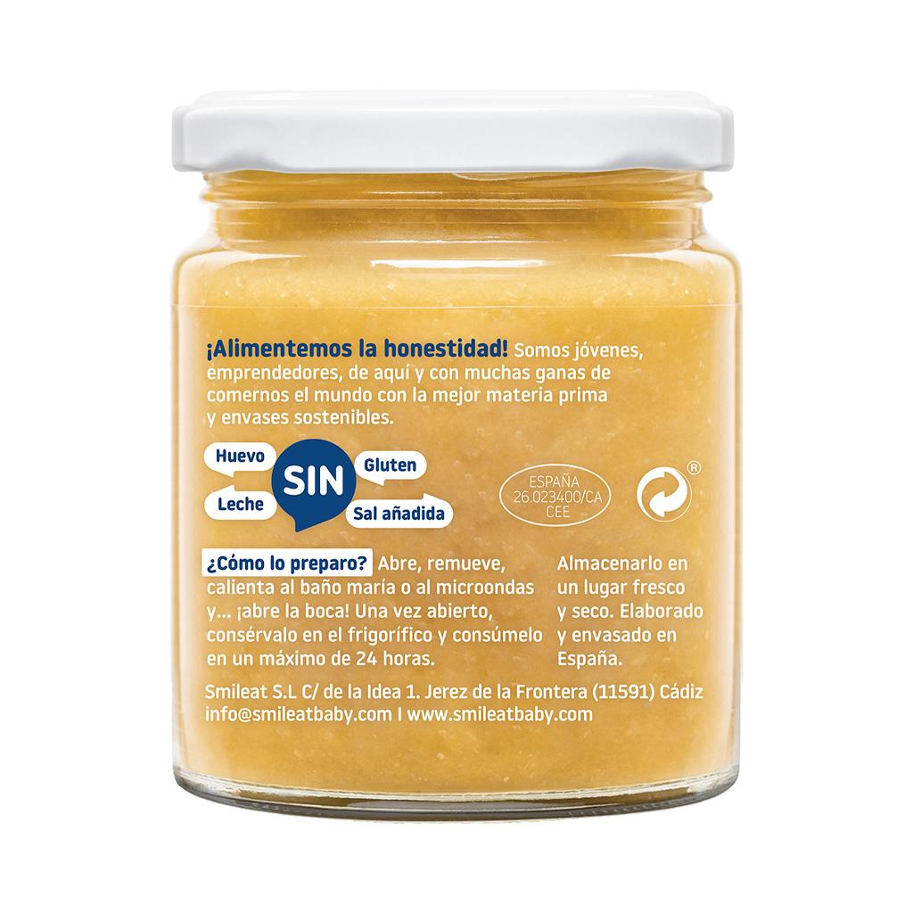 Petit pot BIO de légumes écologiques à la morue Smileat 230 g