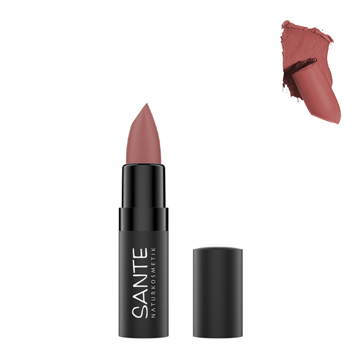 Matte Lippenstift 03 Sunset Rose, Sante, 4,5 g