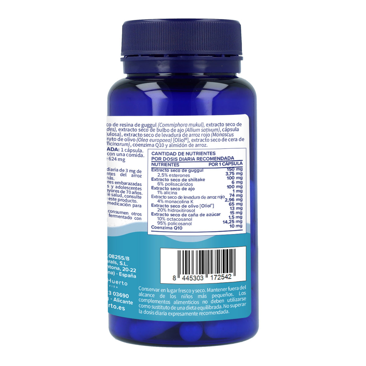 ZeroColestiol czerwony ryż drożdżowy i koenzym Q10 Planeta Huerto 60 kaps