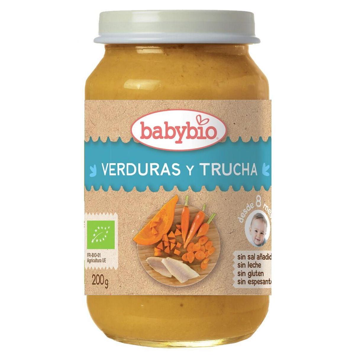 3er-Pack Menü Tradition Forelle, 200 g. Babybio