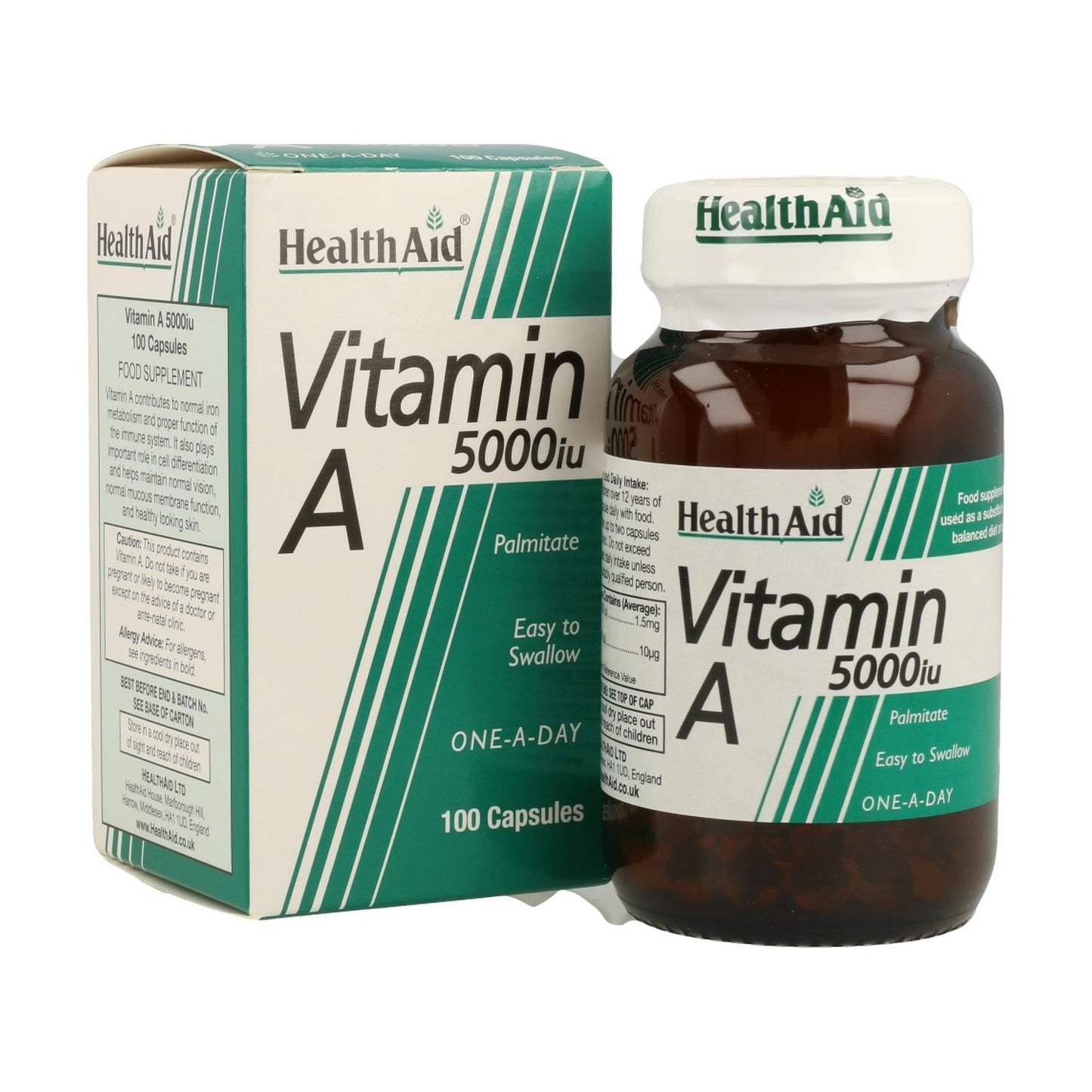 Vitamin A 5.000 IE 100 Kapseln Health Aid